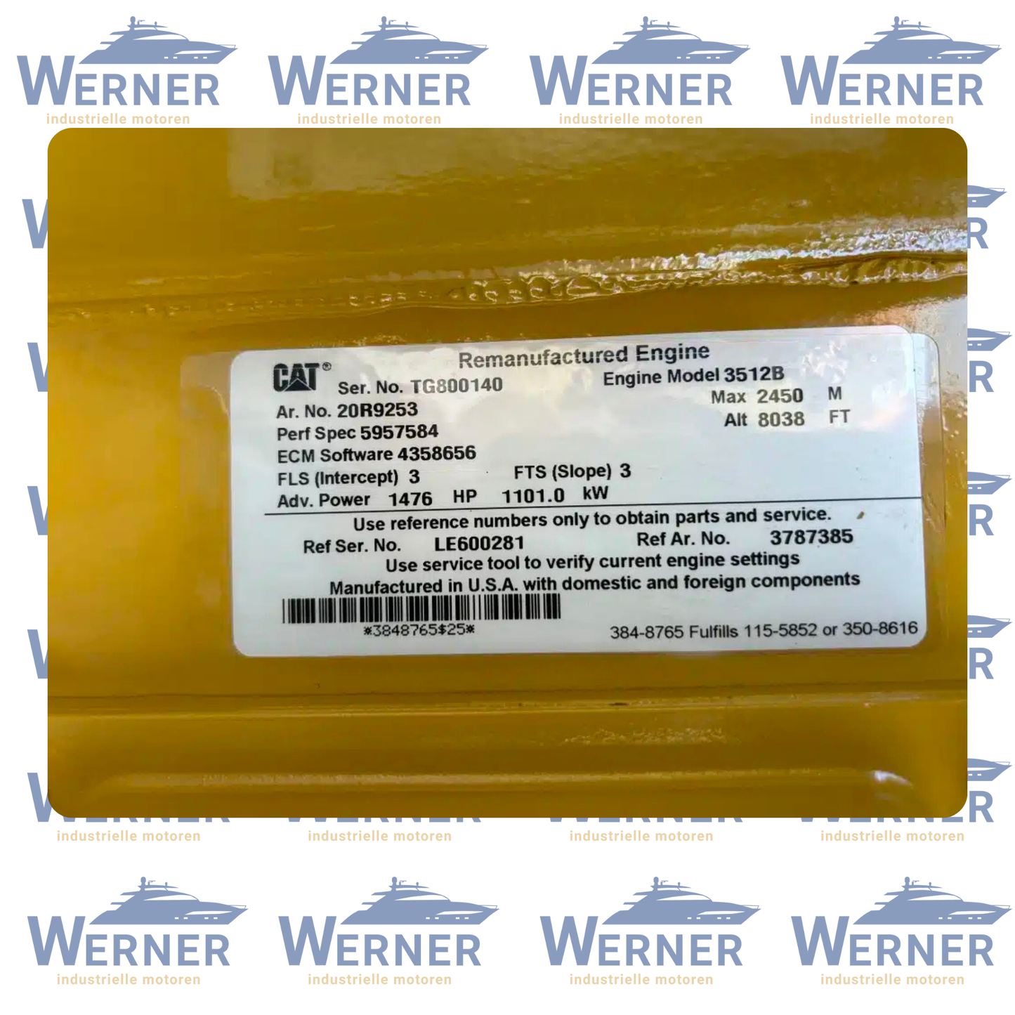 Caterpillar 3512B 996kW Öl- und Gasmotor | Oil and gas engine