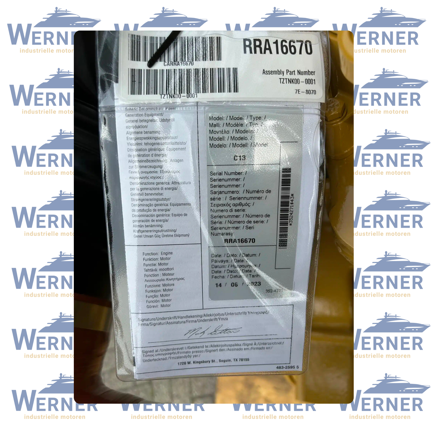 Caterpillar C13 440HP RRA Industriemotoren | Industrial engine