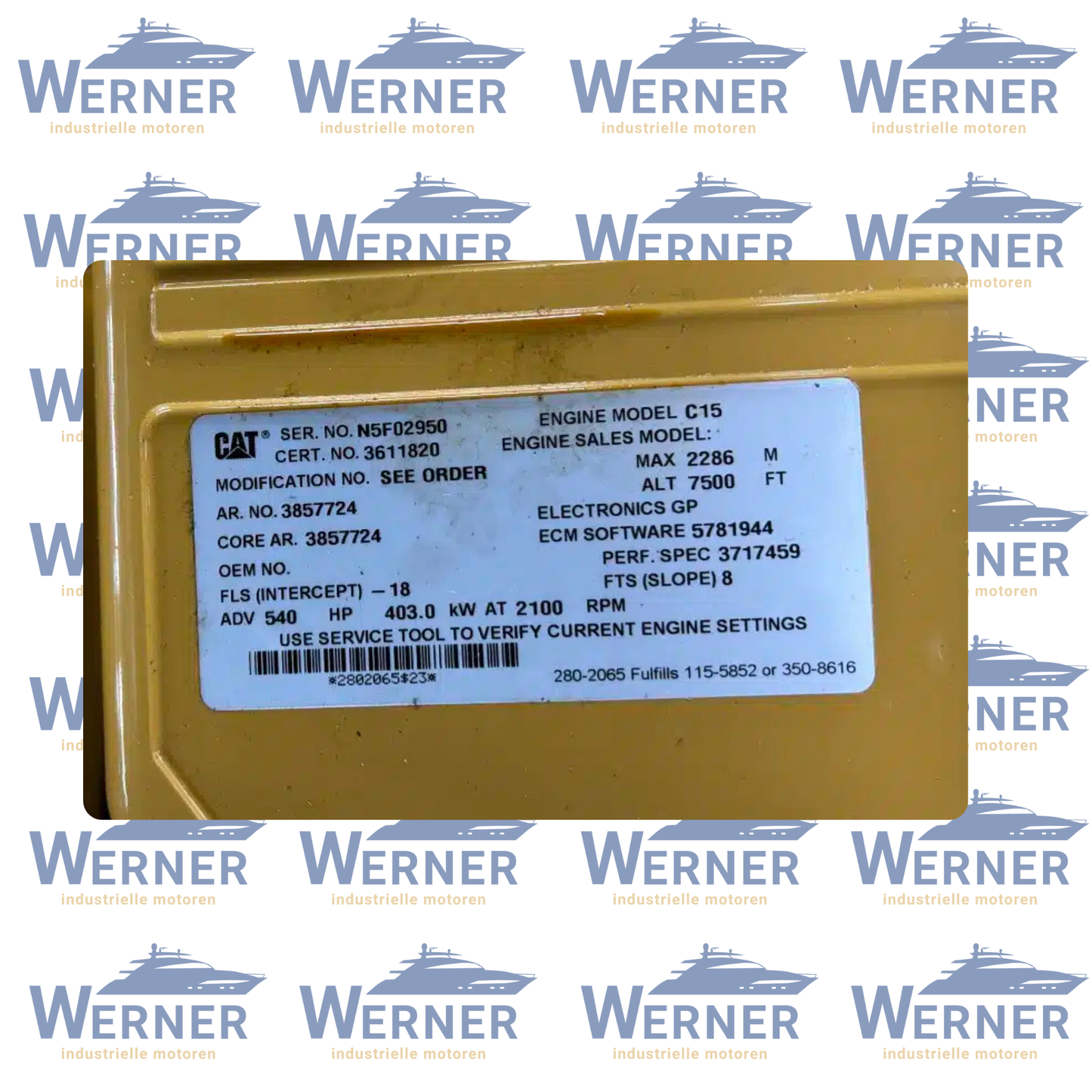 Caterpillar C15 540HP TIER4F Schiffsmotoren | Marine engine