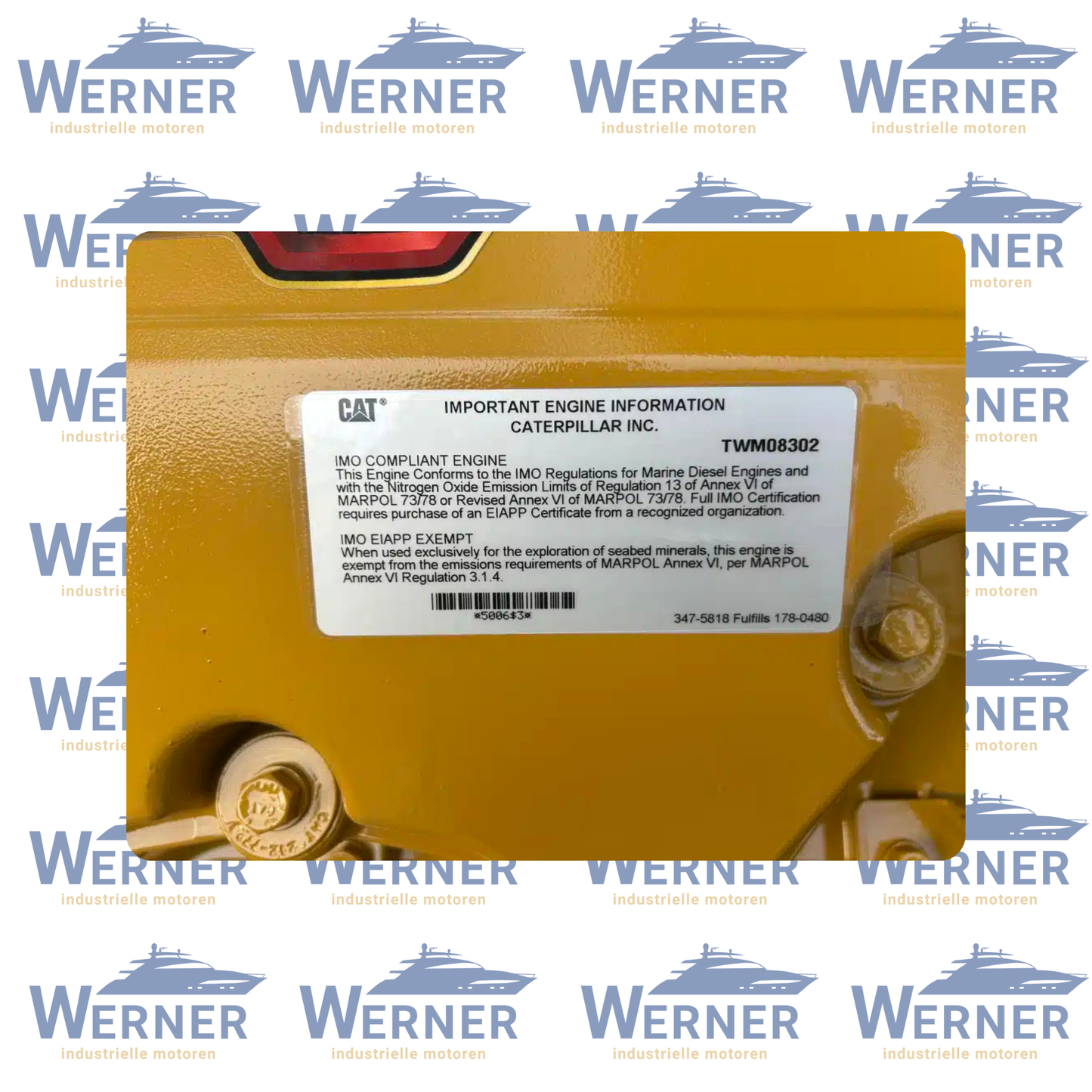 Caterpillar C27 949HP TWM Industriemotoren | Industrial engine