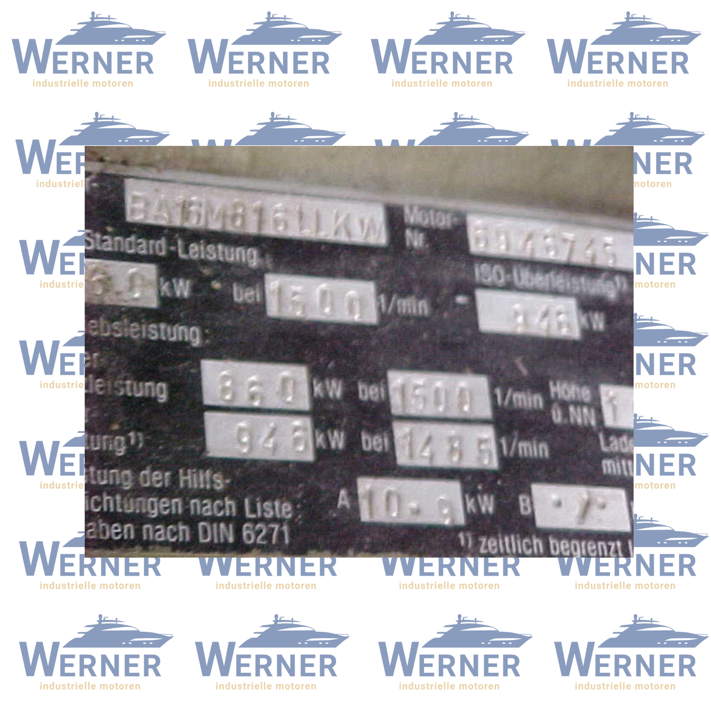 DEUTZ BA16M816 LLKW Aggregatmotoren | Genset engine