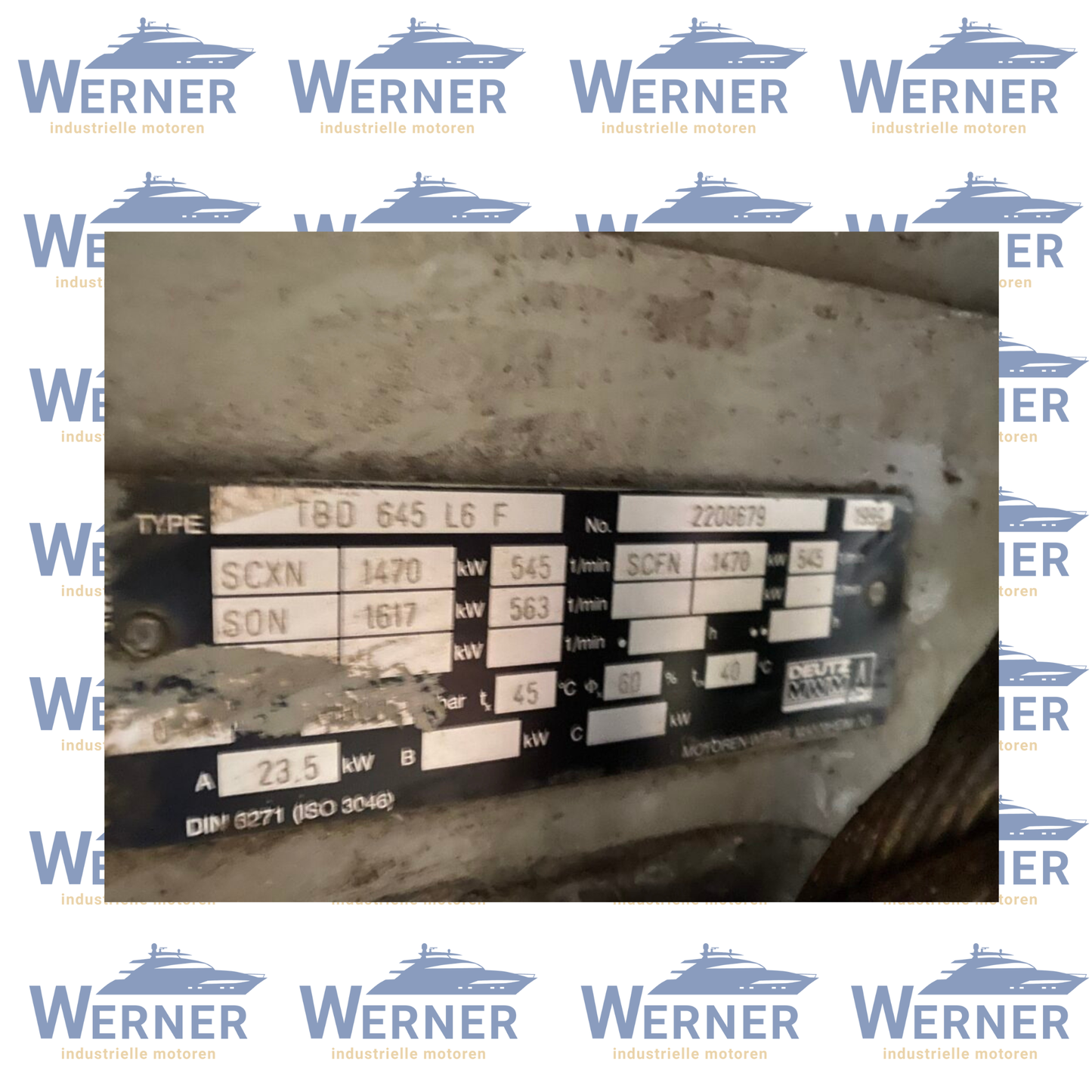 DEUTZ TBD 645-L6 Schiffsmotoren, Marine engine