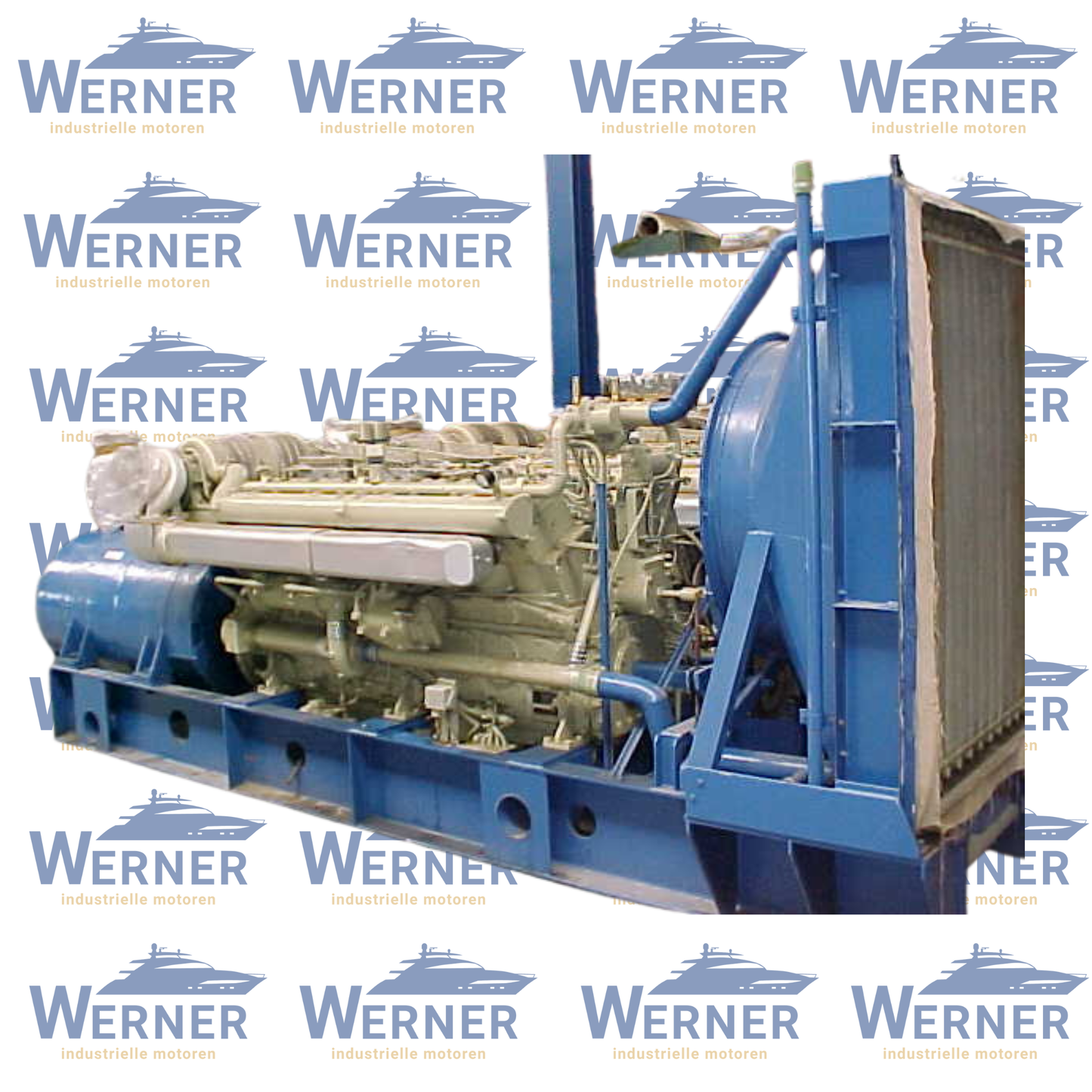 MWM TRHS 618-V16 Bereitschaftsmotor | Standby engine