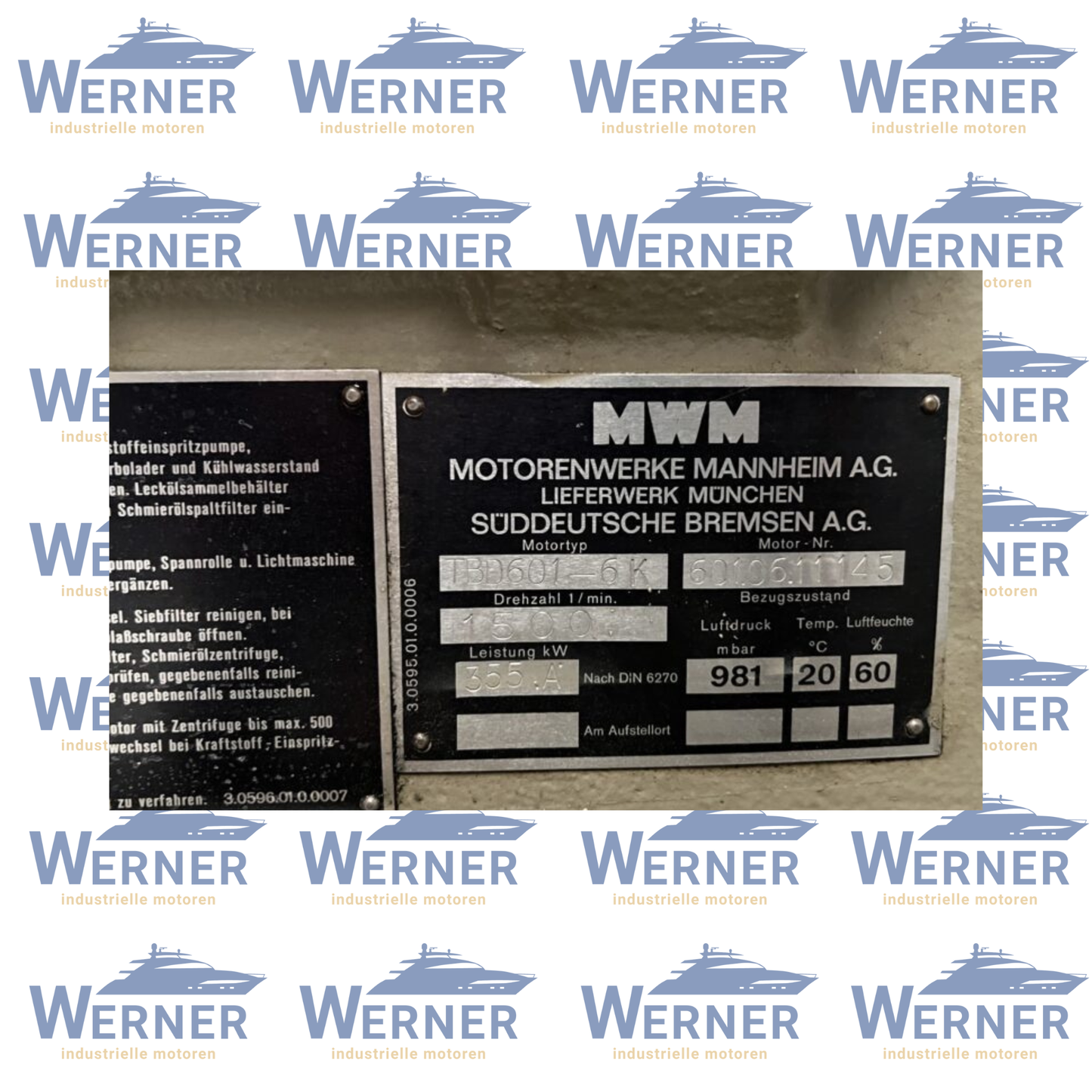 MWM TBD 601-6K Motoren | Engine