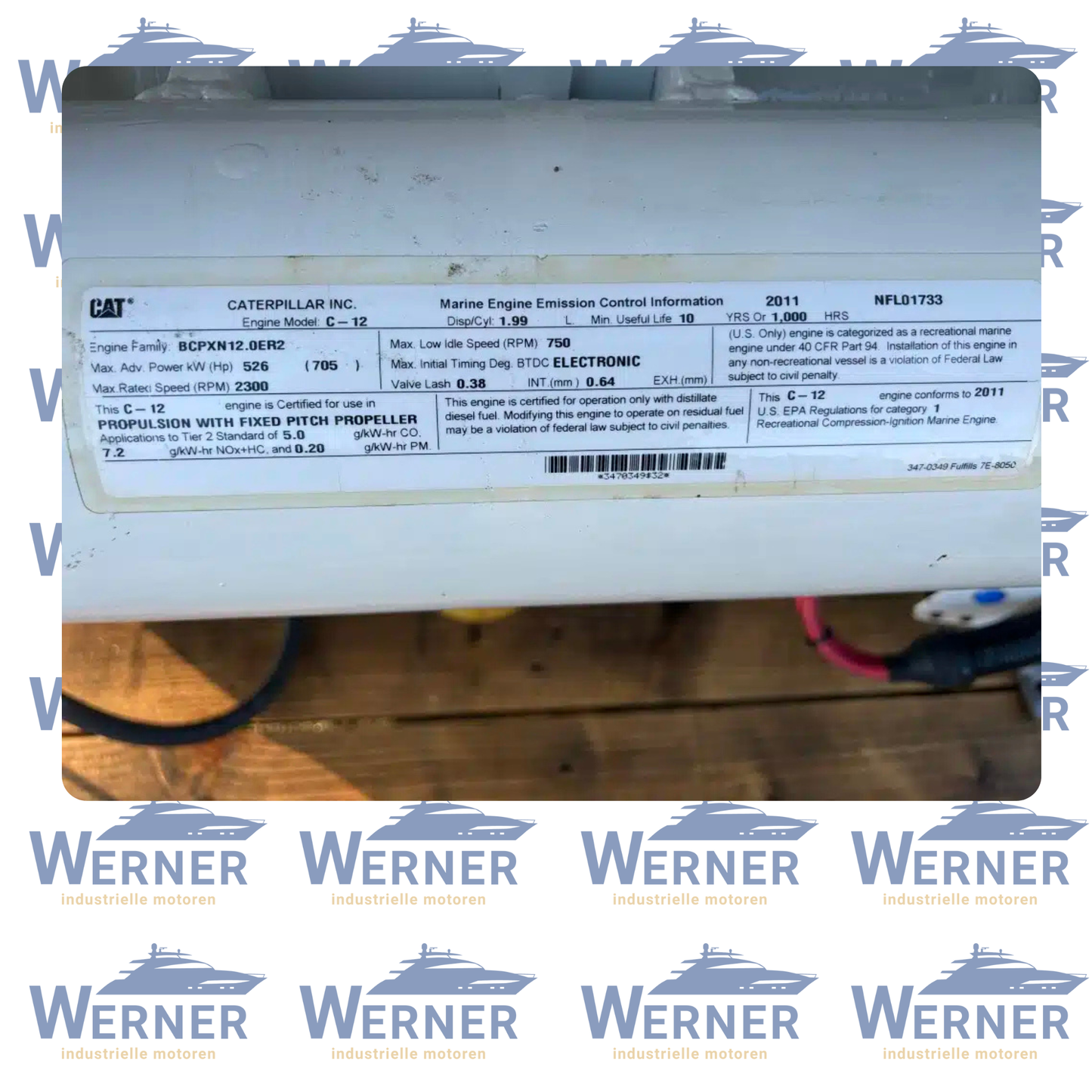 Caterpillar C12 705HP Schiffsmotoren | Marine engine