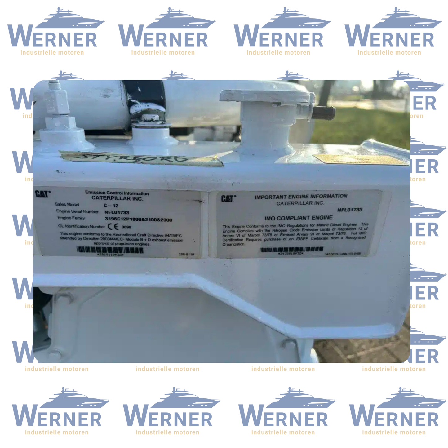 Caterpillar C12 705HP Schiffsmotoren | Marine engine