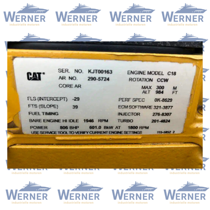 Caterpillar C18 Schiffsmotoren | Marine engine